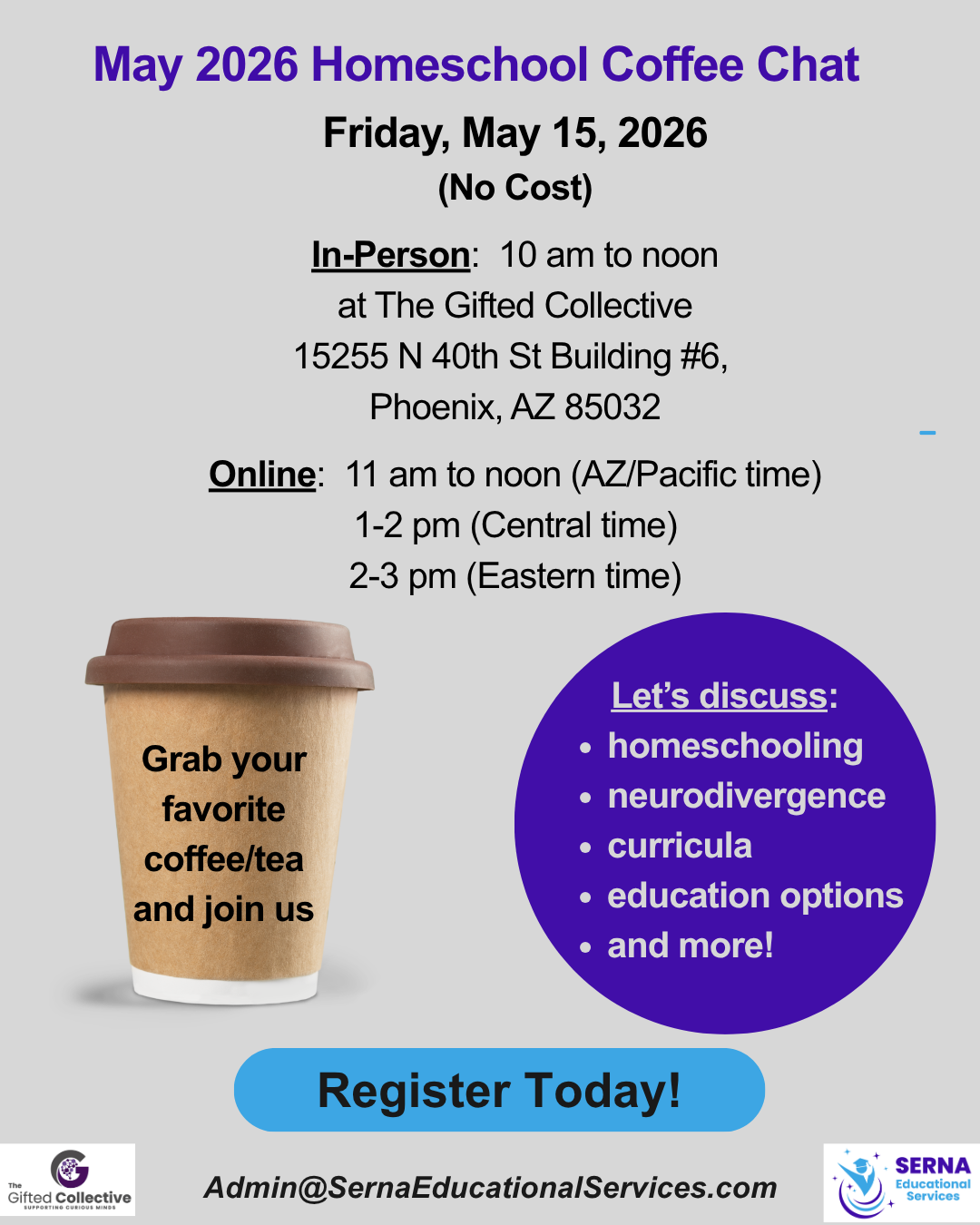 May 2026 Coffee Chat Event